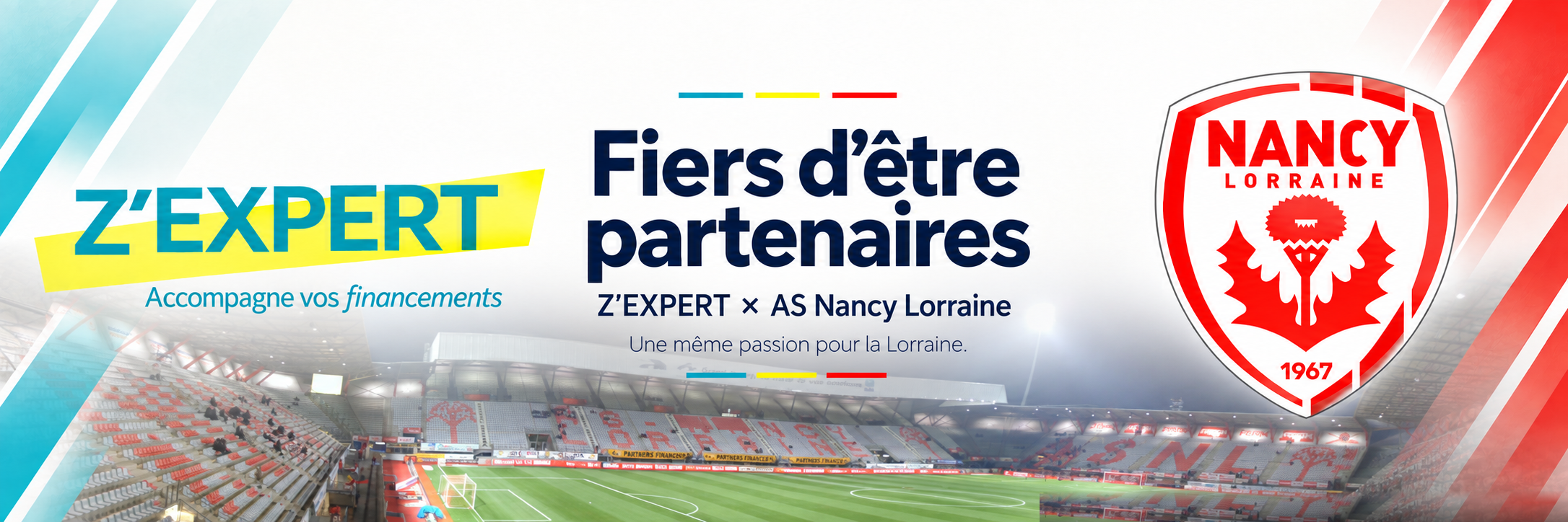 Z'EXPERT fier d'être partenaire de l'AS Nancy Lorraine — une même passion pour la Lorraine